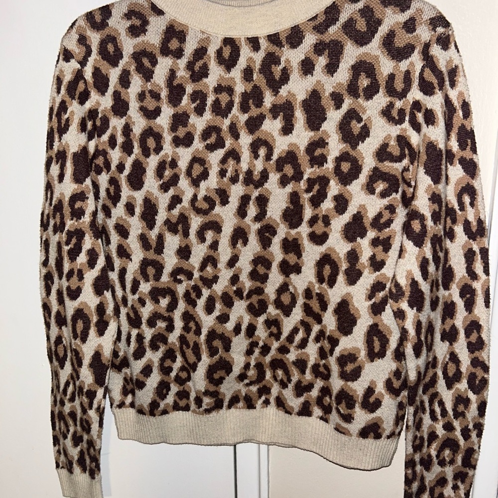 Leopard Print Sweater